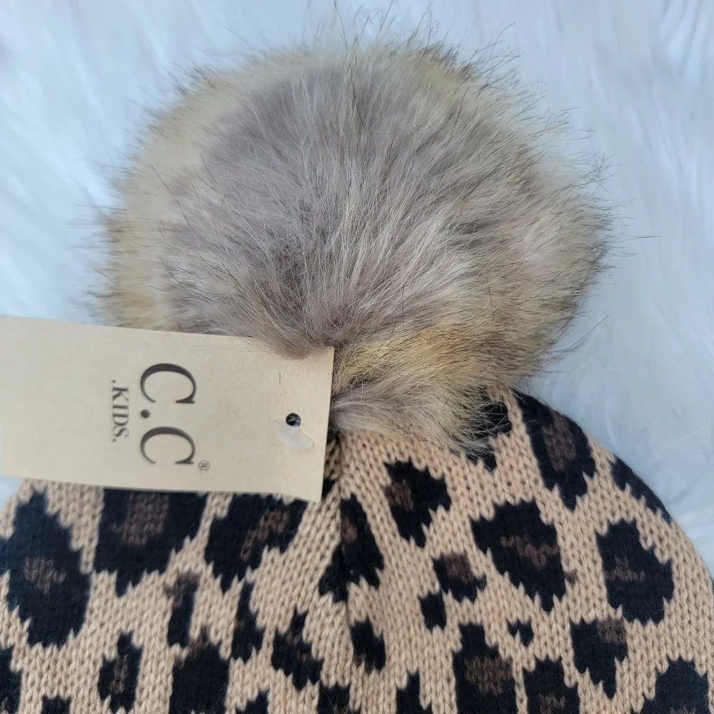 NWT C.C Knit Hat with Pom Pom